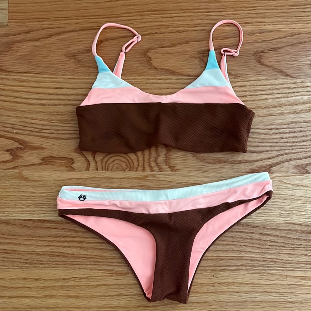 Maaji Bikini Set: cheeky cut bottom and bralette top